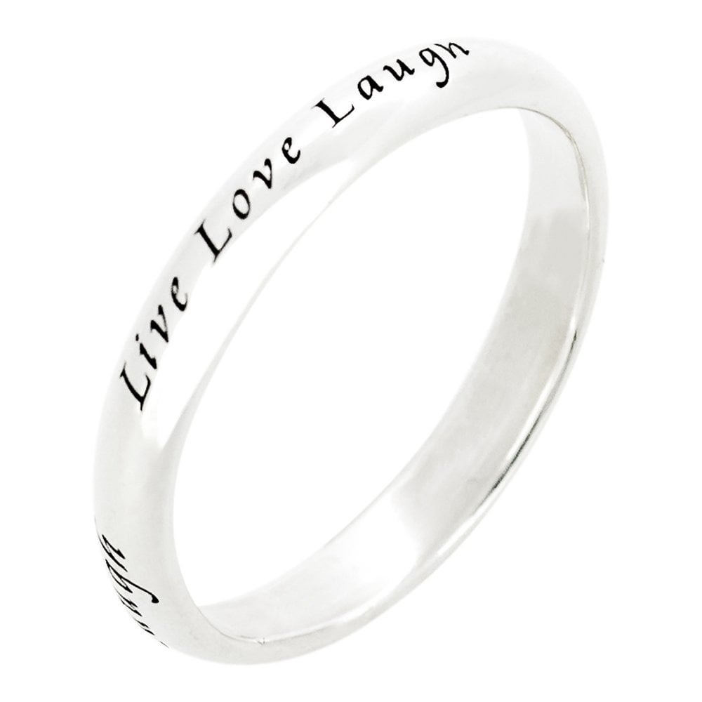 scribble engraved silver live love laugh ring size 52 p15072 8110 image