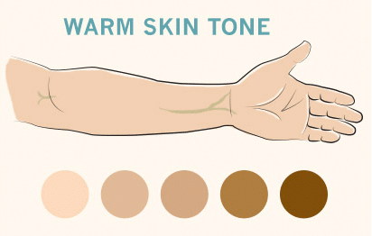 warm skin tone