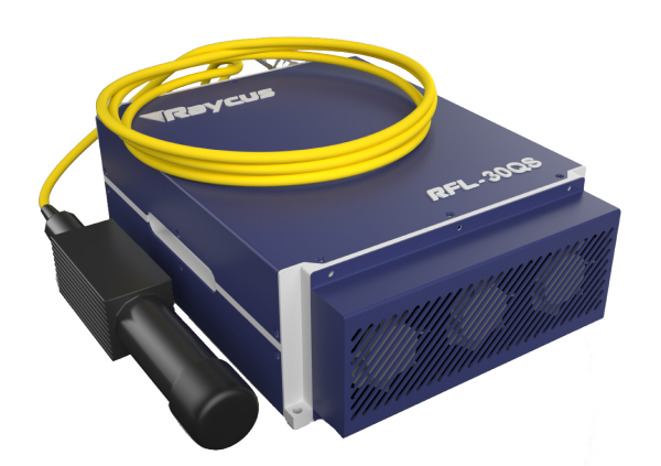 سورس لیزر فایبر پالسی برند Raycus مدل RFL-P30QS توان 30W