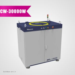 سورس لیزر فایبر CW برند Raycus مدل RFL-C30000S-CE توان 30000W