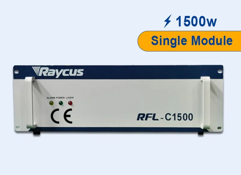 سورس لیزر فایبر CW برند Raycus مدل RFL-C1500S توان ۱۵۰۰W