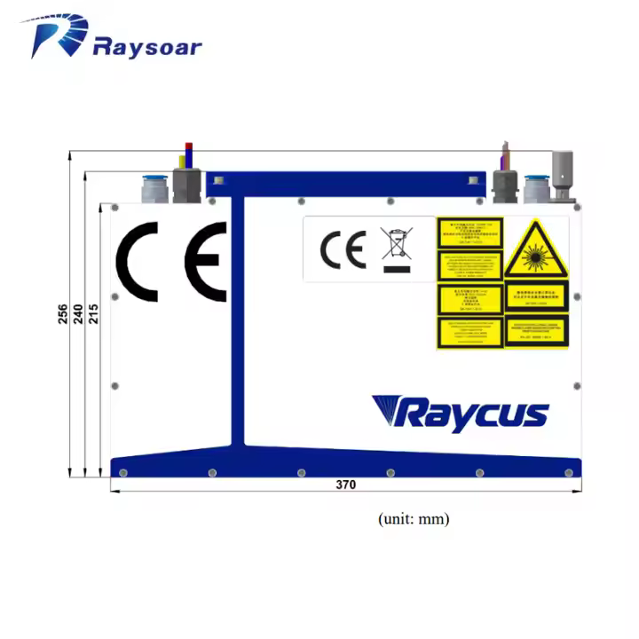 سورس لیزر فایبر CW برند Raycus مدل RFL-C015H-CE توان ۱۲۰۰W