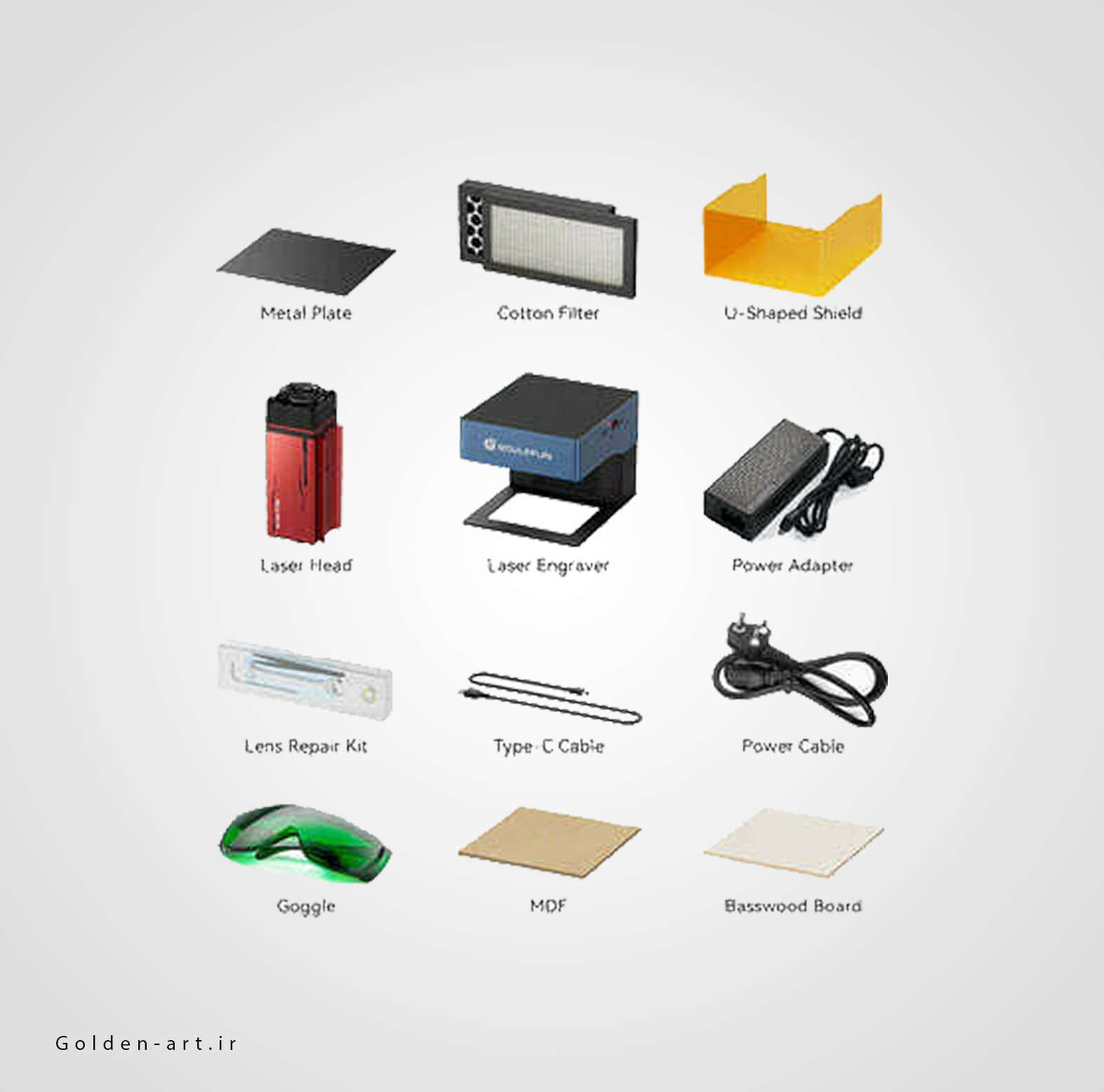 دستگاه حکاکی لیزری قابل‌حمل SCULPFUN iCube