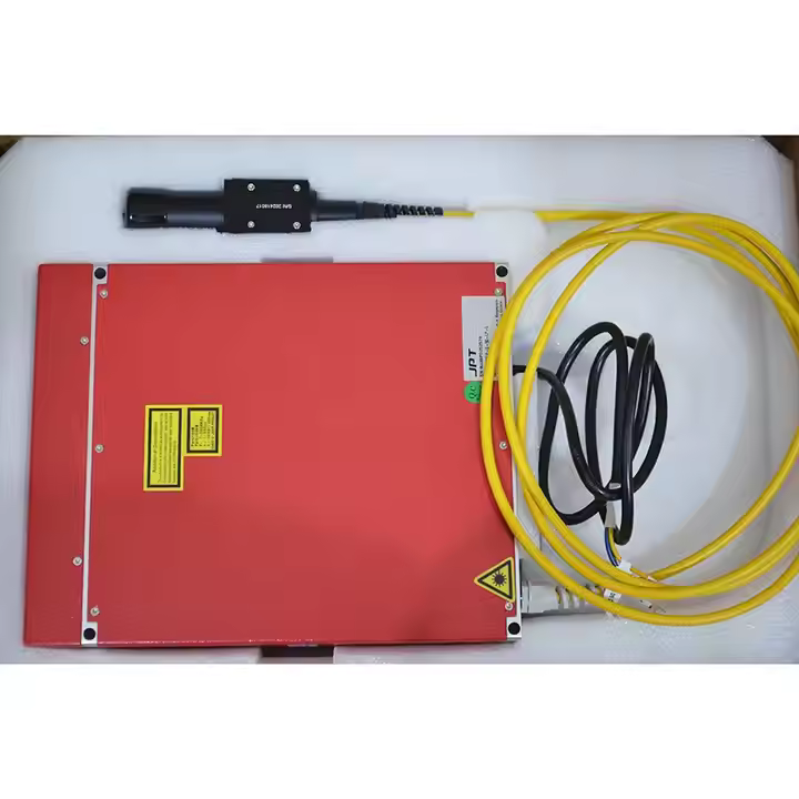 سورس لیزر فایبر MOPA برند JPT مدل YDFLP-80-M7-LBR توان ۸۰W تا ۱۲۰W