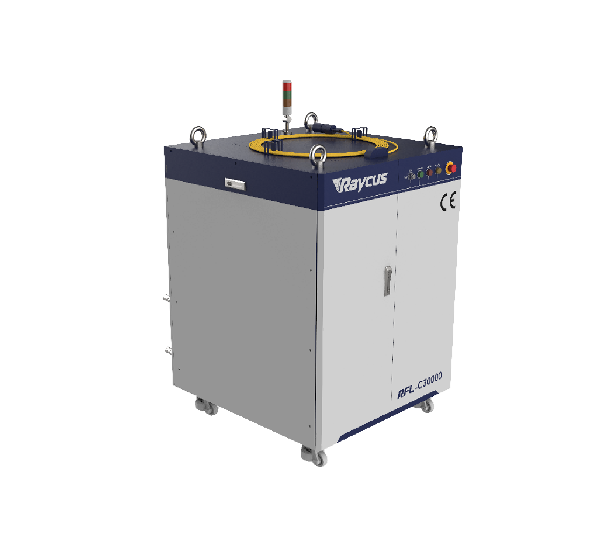 سورس لیزر فایبر CW برند Raycus مدل RFL-C30000S-CE توان 30000W