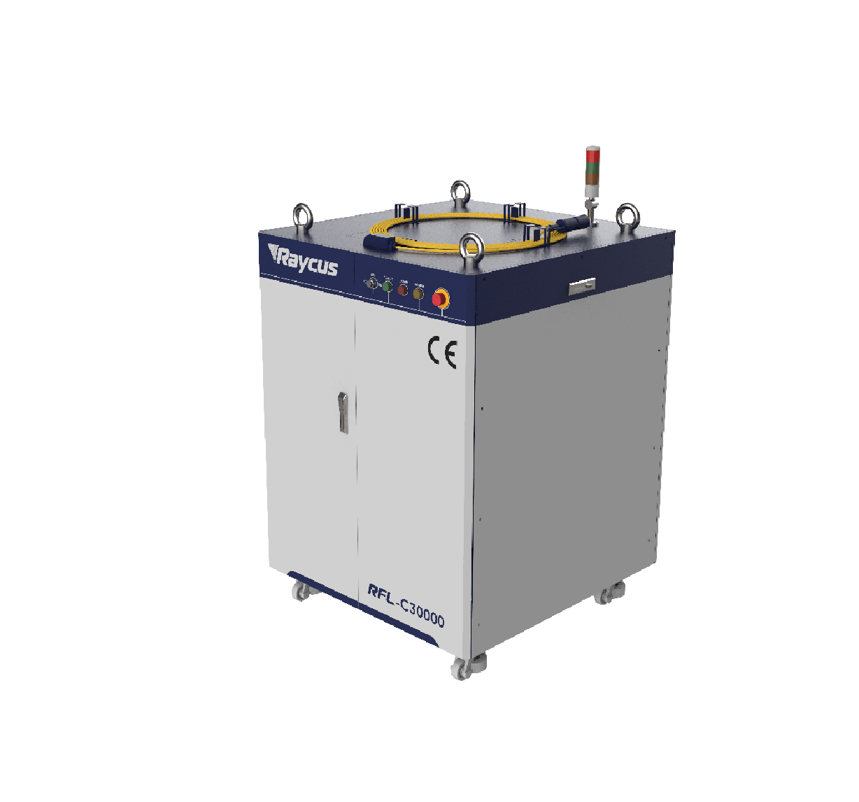 سورس لیزر فایبر CW برند Raycus مدل RFL-C30000S-CE توان 30000W