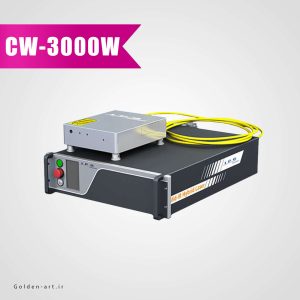 سورس لیزر فایبر CW برند IPG توان 3000W