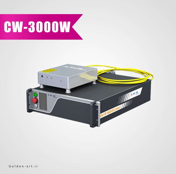 سورس لیزر فایبر CW برند IPG توان 3000 وات