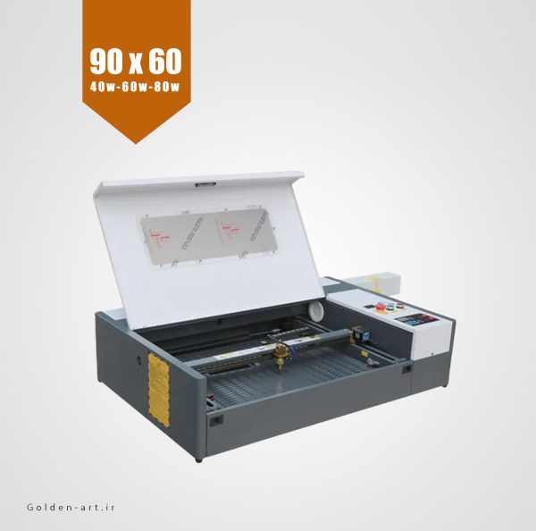 دستگاه رومیزی لیزر برش غیر فلزات  CO2 سایز 90x60