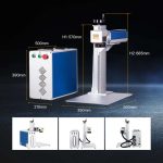 دستگاه لیزر حکاکی فلزات فایبر مکس 70 وات