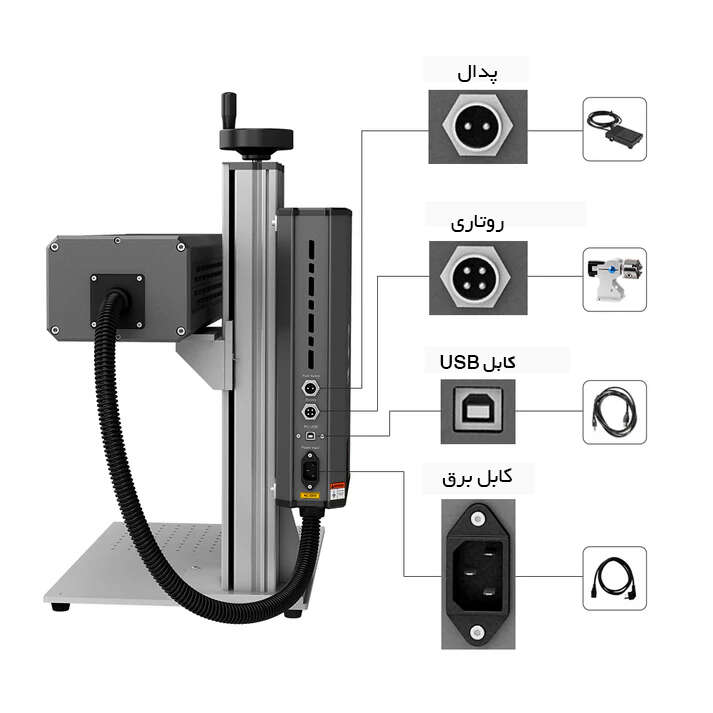 دستگاه لیزر حکاکی غیر فلزات CO2 مدل 30 وات