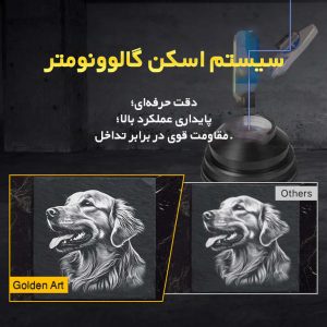 دستگاه لیزر حکاکی فلزات فایبر ریکاس 100 وات - RFLP100