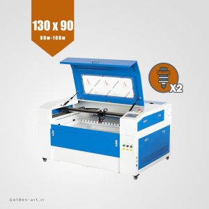 دستگاه لیزر برش غیر فلزات CO2 سایز 130x90 ( نازل دوبل ) دستگاه لیزر برش غیر فلزات CO2 سایز 130x90 ( نازل دوبل )