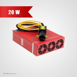 سورس لیزر فایبر موپا برند JPT توان 20W
