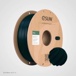فیلامنت سبز تیره PLA+ برند Esun سایز 1.75 میلیمتر