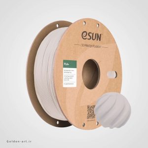 فیلامنت سفید PLA+ برند Esun سایز 1.75 میلیمتر