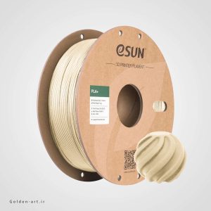 فیلامنت سفید استخوانی PLA+ برند Esun سایز 1.75 میلیمتر