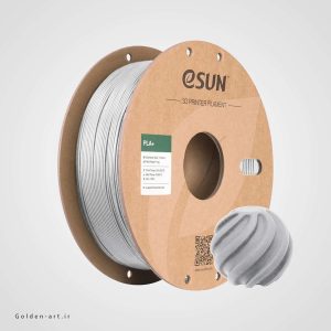 فیلامنت خاکستری بتنی PLA+ برند Esun سایز 1.75 میلیمتر