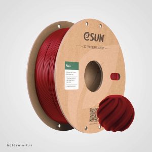 فیلامنت زرشکی PLA+ برند Esun سایز 1.75 میلیمتر