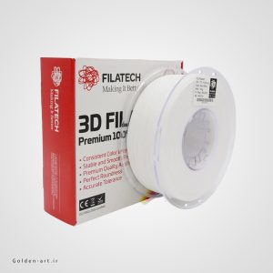 فیلامنت سفید سرد PLA+ برند Filatech سایز 1.75 میلیمتر
